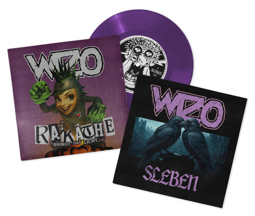 WIZO - "Rakäthe bringt das Licht" und "Sleben" – limitierte 7"in lila Vinyl